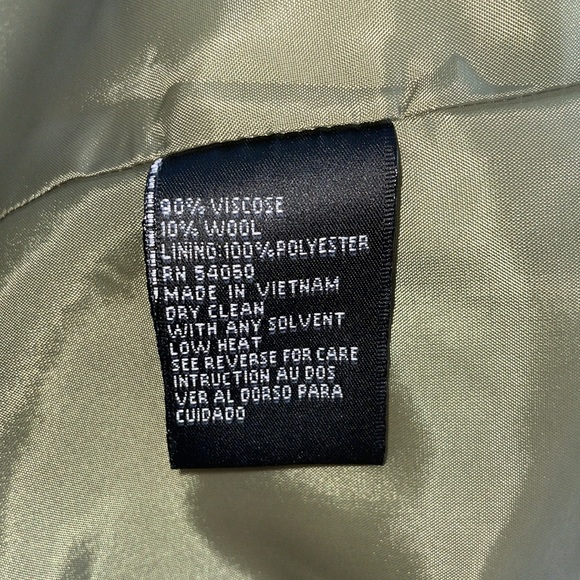 Kasper Greenish Wool Blend Blazer/Jacket - Picture 7 of 7